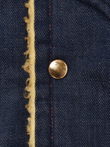 70's ボア デニムベスト