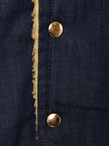 70's ボア デニムベスト