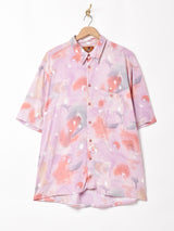 総柄 半袖シャツ