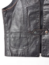 アメリカ製 レザーベスト