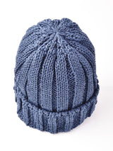 【5色展開】リブ ペーパーニットキャップ