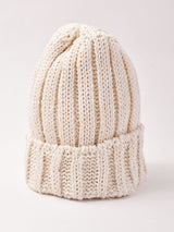 【5色展開】リブ ペーパーニットキャップ