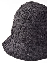 【2色展開】ケーブル クロシェハット