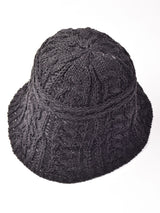 【2色展開】ケーブル クロシェハット