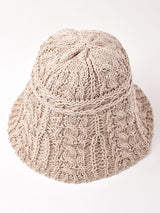 【2色展開】ケーブル クロシェハット