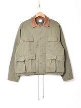 【2色展開】Backers コーデュロイカラー フィッシングジャケット ベージュ