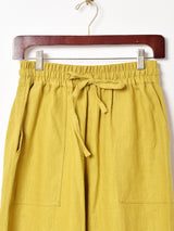 【4色展開】Meridian リネンイージーパンツ ベイカー