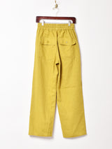 【4色展開】Meridian リネンイージーパンツ ベイカー