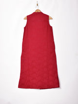 【3色展開】Meridian織り柄 チャイナデザイン ノースリーブワンピース