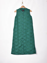 【3色展開】Meridian織り柄 チャイナデザイン ノースリーブワンピース