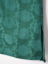 【3色展開】Meridian織り柄 チャイナデザイン ノースリーブワンピース