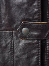 アメリカ製 レザーベスト