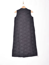 【3色展開】Meridian織り柄 チャイナデザイン ノースリーブワンピース