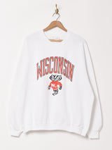 カレッジプリント スウェットシャツ