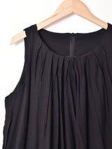 【2色展開】Meridian スリーブレス Aラインワンピース