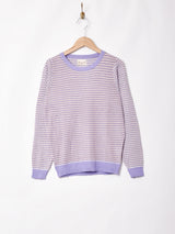 【3色展開】Elcaminoドットデザイン ロングスリーブ ニット