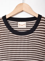 【3色展開】Elcaminoドットデザイン ロングスリーブ ニット