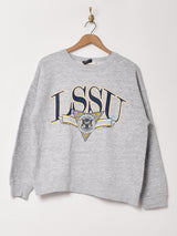 アメリカ製 JANSPORT カレッジプリント スウェットシャツ