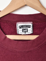 アメリカ製 Lee カレッジプリント スウェットシャツ