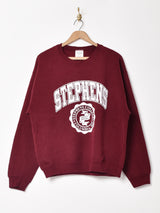 アメリカ製 カレッジプリント スウェットシャツ