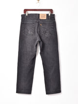 グアテマラ製 Levi's 505 ブラックデニムパンツ W33