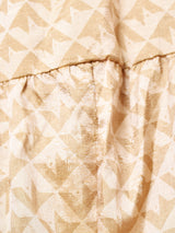 総柄 ティアードロングスカート