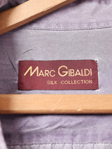 長袖シルクシャツ