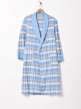 チェック柄 ガウン