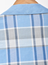 チェック柄 ガウン