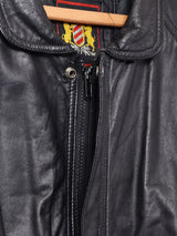 中綿入り レザージャケット