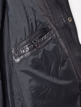 中綿入り レザージャケット