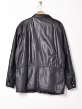 中綿入り レザージャケット
