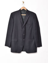 アメリカ製 ストライプ テーラードジャケット