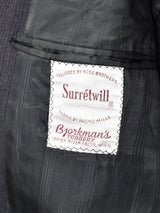 アメリカ製 ストライプ テーラードジャケット