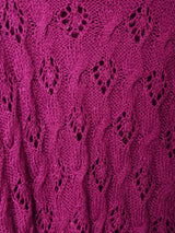 クロシェ カラー セーター