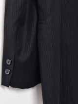 アメリカ製 ストライプ テーラードジャケット