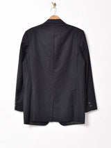 アメリカ製 ストライプ テーラードジャケット