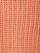 ボートネック クロシェ セーター