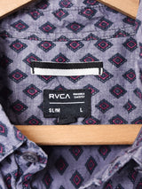 小紋柄 半袖シャツ