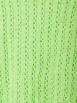 ハイネック クロシェ セーター