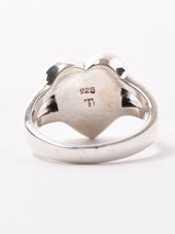 ターコイズハートモチーフ シルバーリング