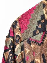 イタリア製 総柄半袖シャツ