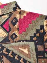 イタリア製 総柄半袖シャツ