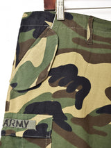 アメリカ軍 ウッドランドカモ ショートパンツ W35