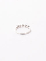 5連ハートシルバーリング