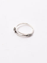 フラワーデザインシルバーリング