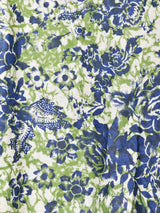 総柄 マキシ丈 ラップスカート