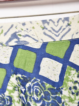 総柄 マキシ丈 ラップスカート