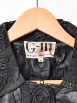 クロップド デザイン レザージャケット