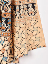 総柄 マキシ丈 ラップスカート